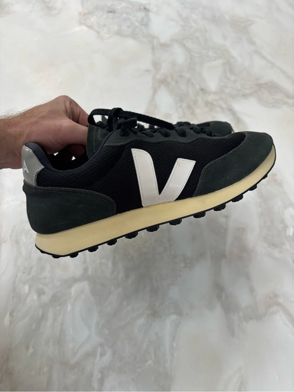 VEJA Rio Branco II Trainers Sneaker Men’s Size 10 EU 43 Black Gray
